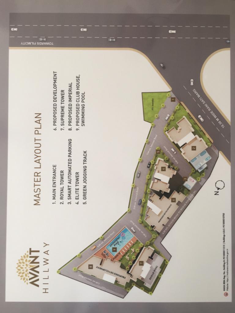 Avant Hillway Master Plan Goregaon East, Mumbai
