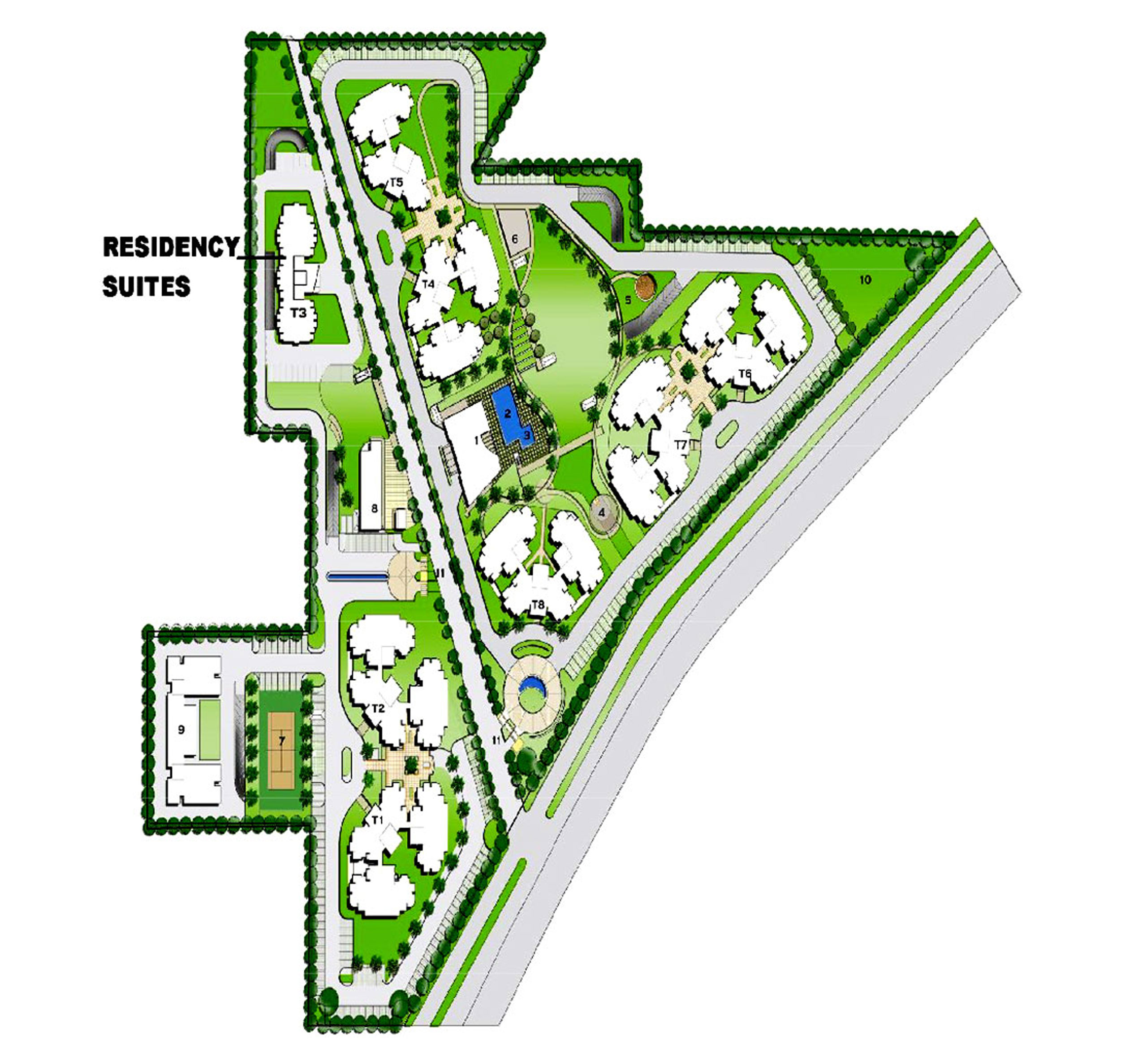 Bestech Park View Residency Master Plan