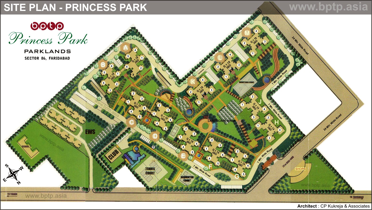 Bptp Princess Park Master Plan