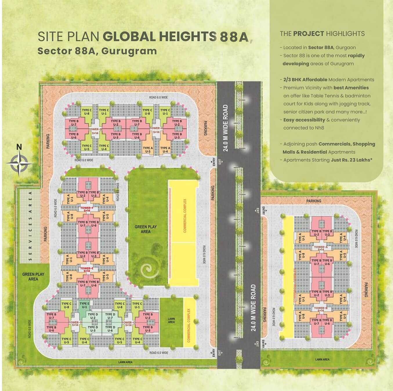 Breez Global Heights 88a Master Plan