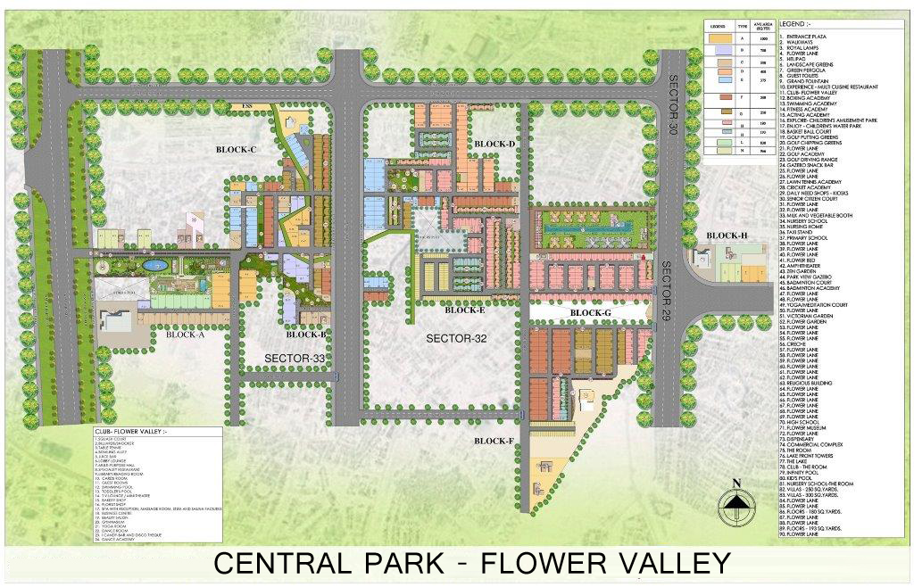 Central Park Clover Floors Master Plan