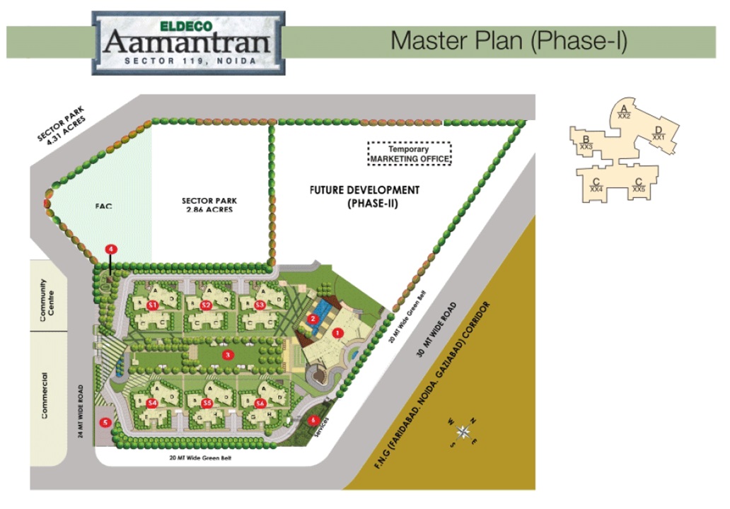 Eldeco Aamantran Master Plan Sector 119, Noida