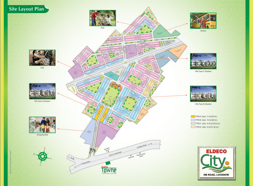 Eldeco City Master Plan IIM Road, Lucknow