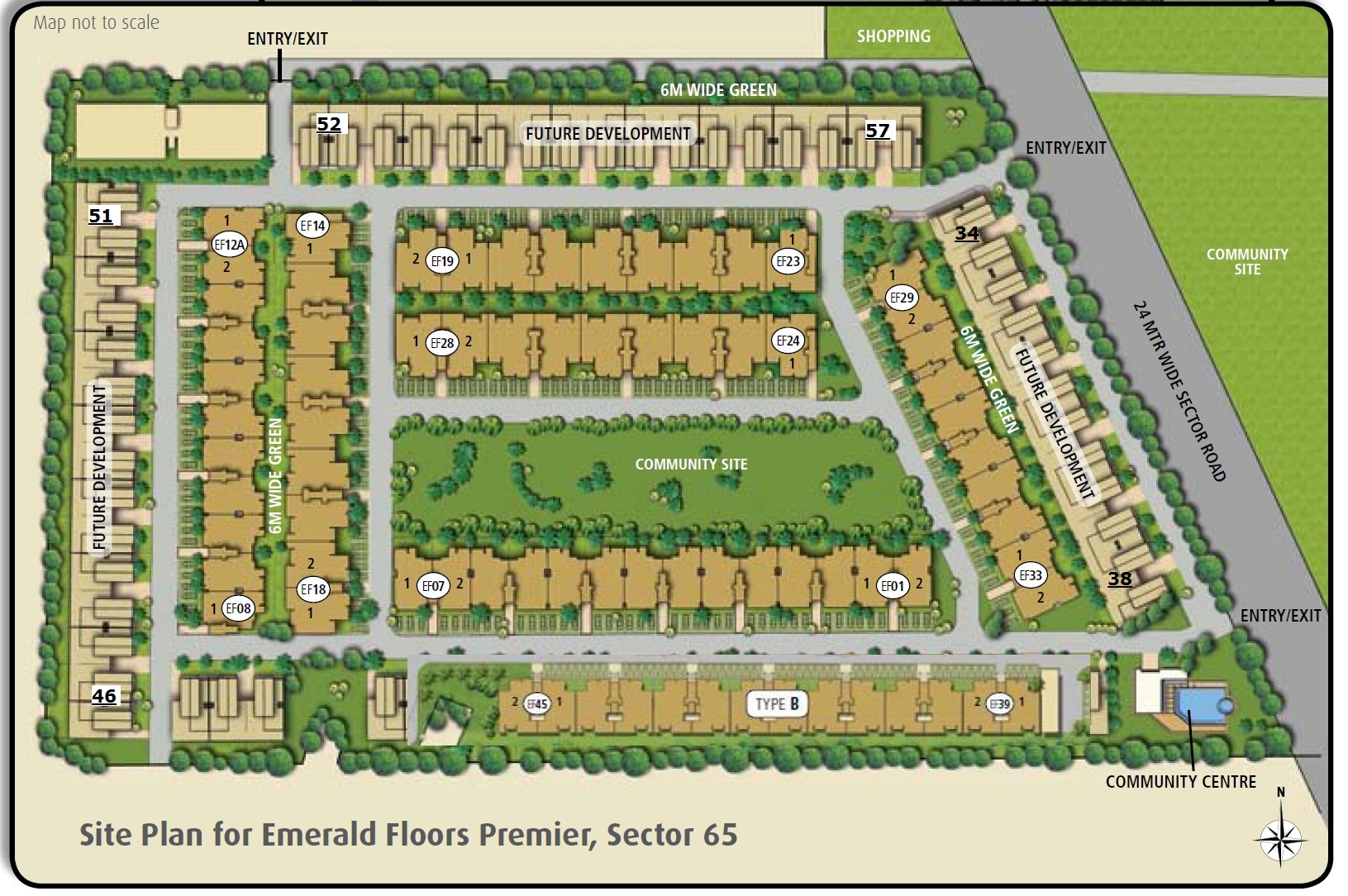 Emaar Emerald Floors Premier Master Plan Sector 65, Gurgaon