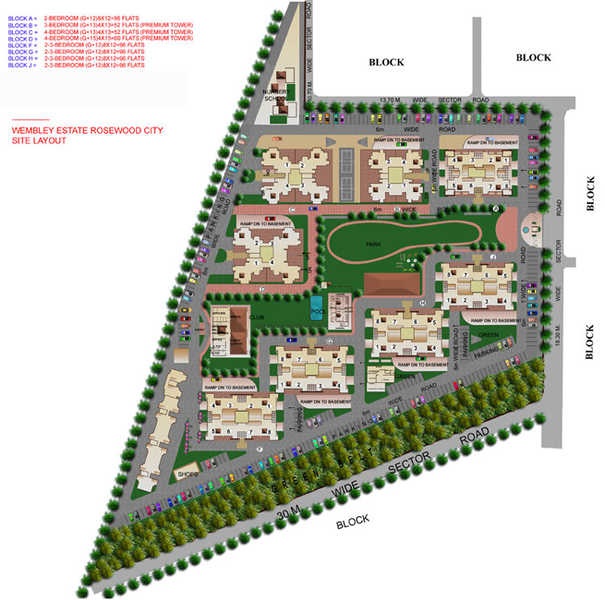 Eros Wembley Estate Master Plan Sector 50, Gurgaon