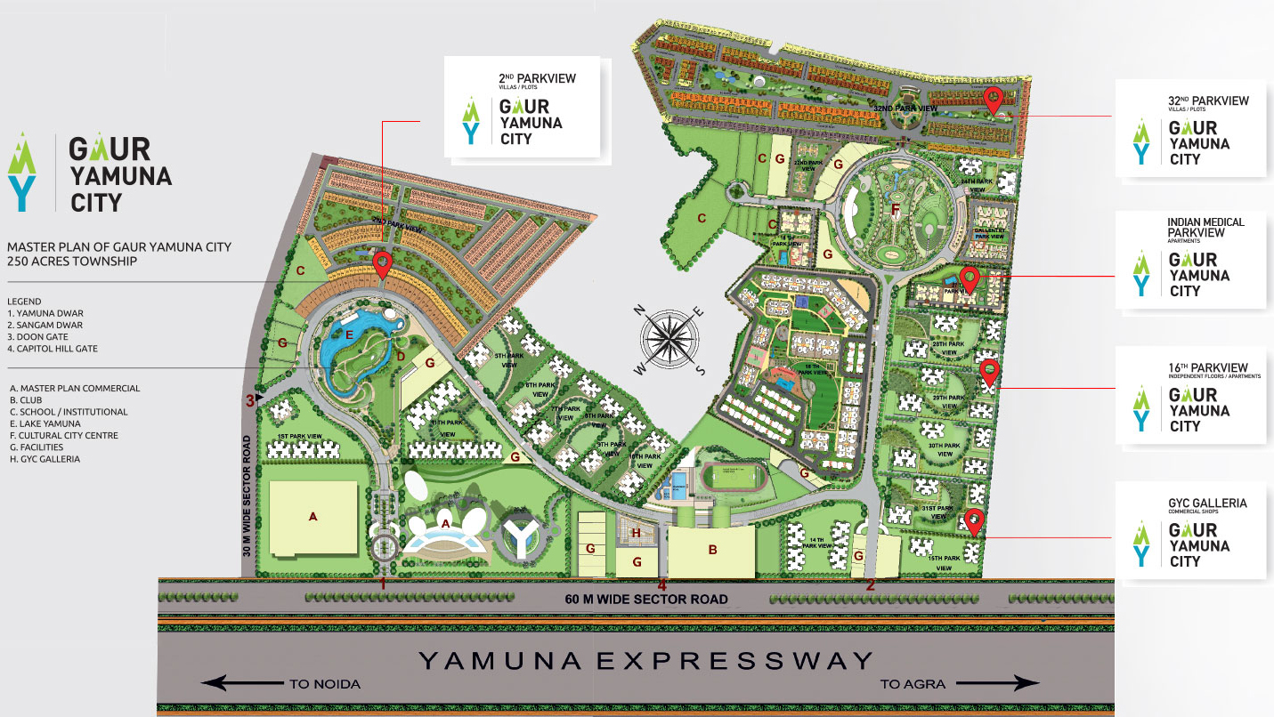 Gaur Yamuna City 2nd Parkview Master Plan