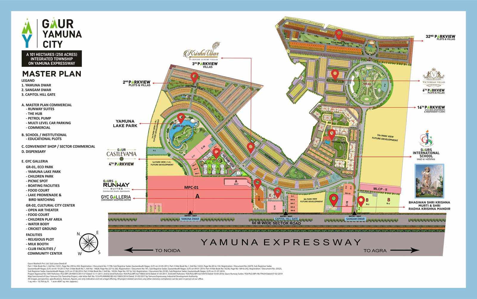 Gaur Yamuna City 32nd Park View Master Plan