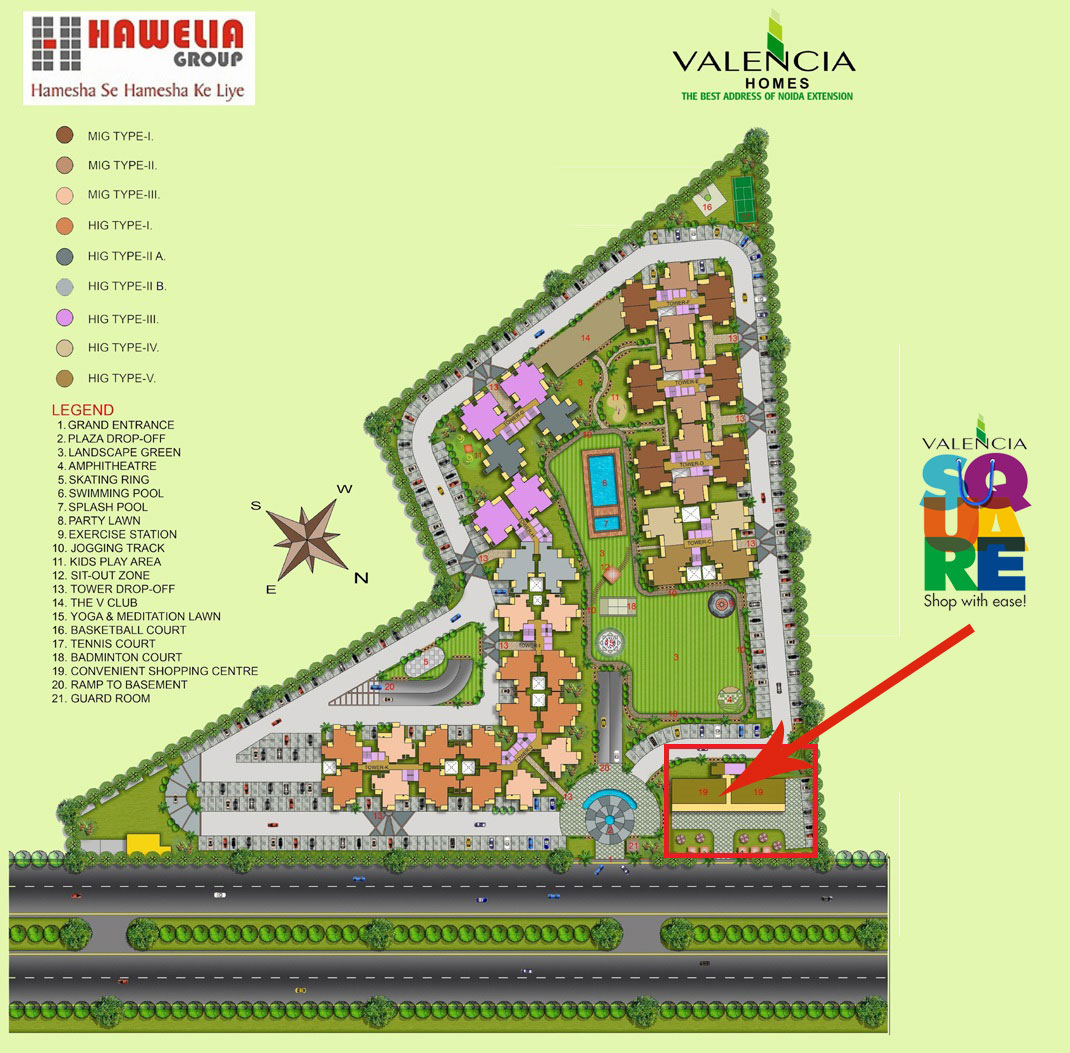Hawelia Valencia Square Master Plan