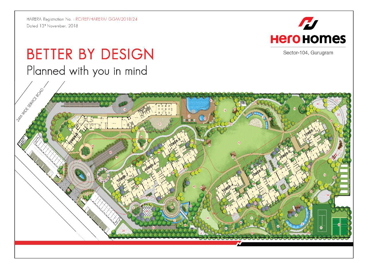 Hero Homes Sector 104 Master Plan