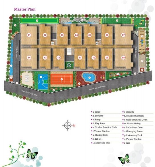Hilife Spring Bloom Master Plan Varthur, Bangalore