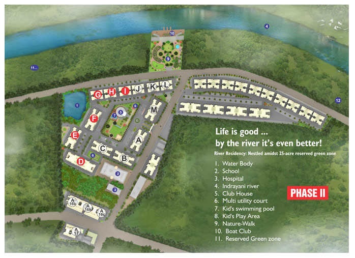 Ishwar River Residency Master Plan
