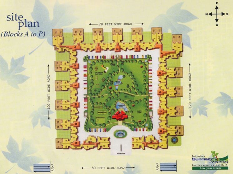 Jaipuria Sunrise Greens Master Plan NH 24, Ghaziabad