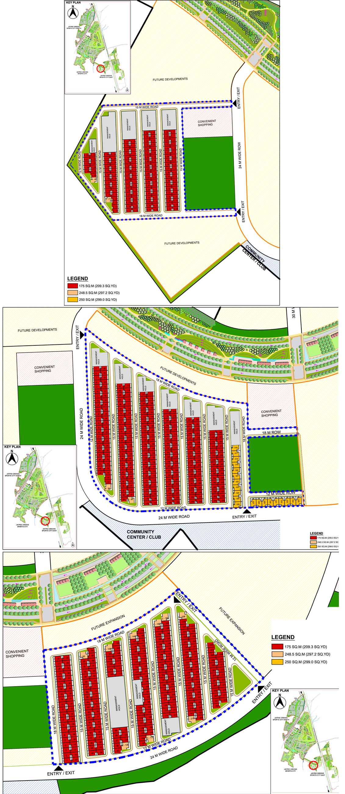 Jaypee Greens Yamuna Vihar Plots Master Plan