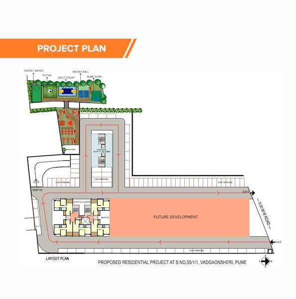 Kumar Palaash Master Plan Wadgaon Sheri, Pune