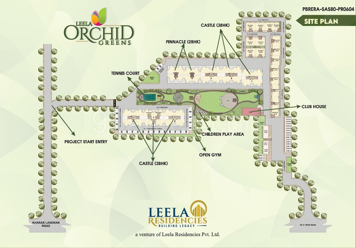 Leela Orchid Greens Master Plan