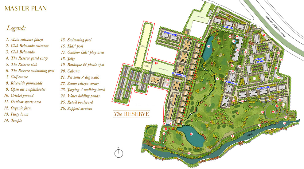 Lodha Belmondo Villa Master Plan