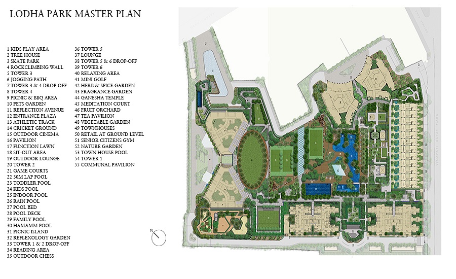 Lodha The Park Master Plan