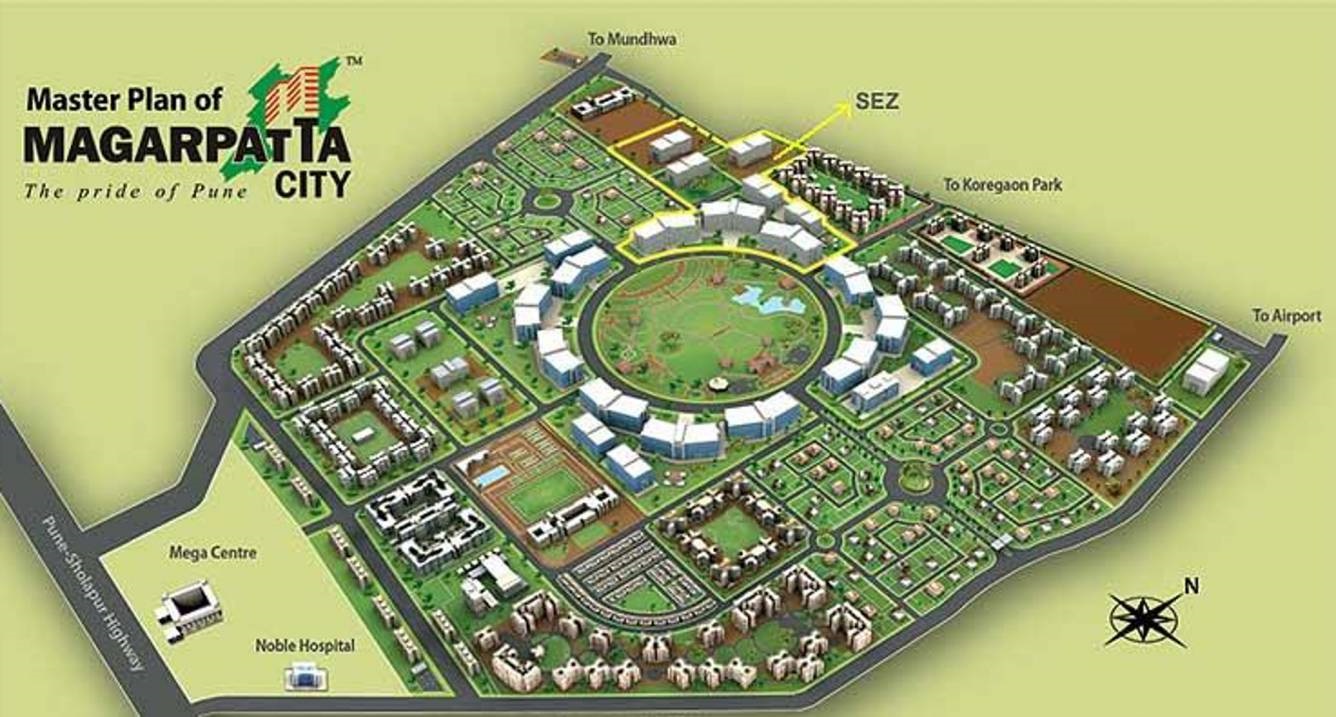 Magarpatta Jasminium Master Plan Hadapsar, Pune