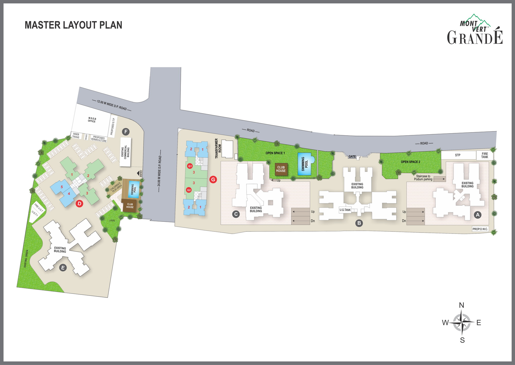 Mont Vert Grande Master Plan Pashan, Pune