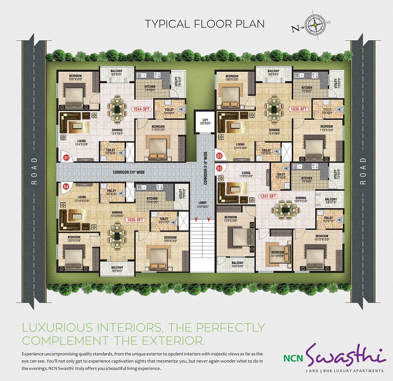 NCN Swasthi Master Plan HRBR Layout, Bangalore