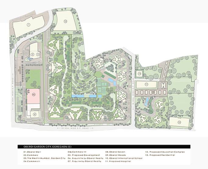 Oberoi Garden City Master Plan