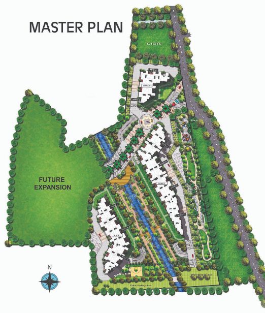 Pashmina Lagoon Residences Master Plan