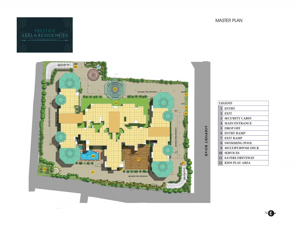 Prestige Leela Residences Master Plan