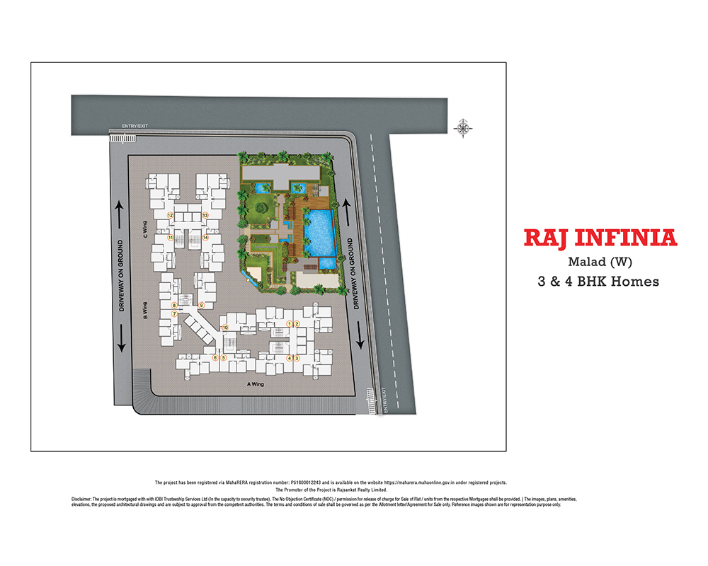 Raj Infinia Master Plan
