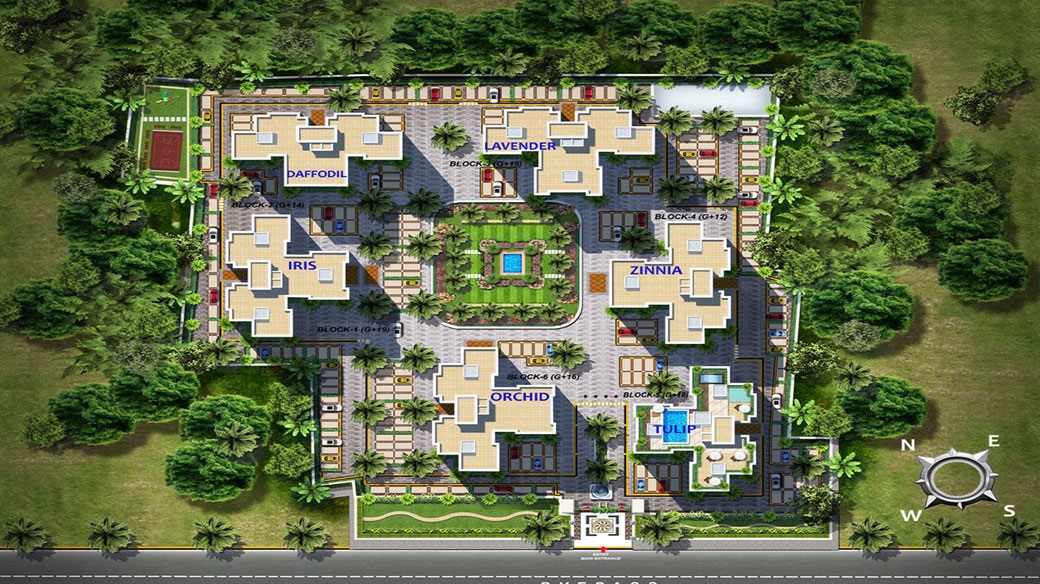 Rajwada Royal Garden Master Plan