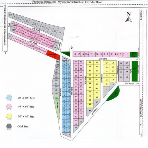 RS Royal Hermitage Master Plan Bannerghatta Road, Bangalore