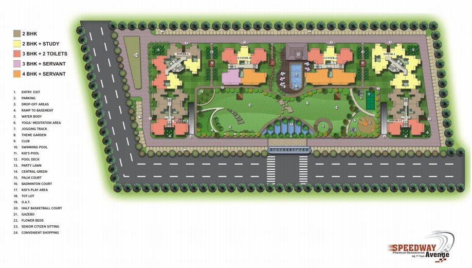 Skyline Speedway Avenue Master Plan Yamuna Expressway, Greater Noida