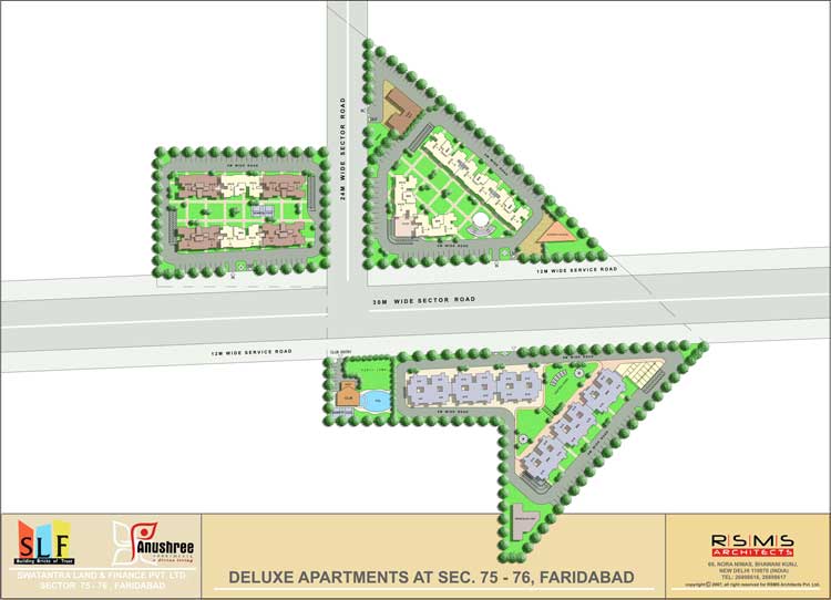 Slf Anushree Apartments Master Plan