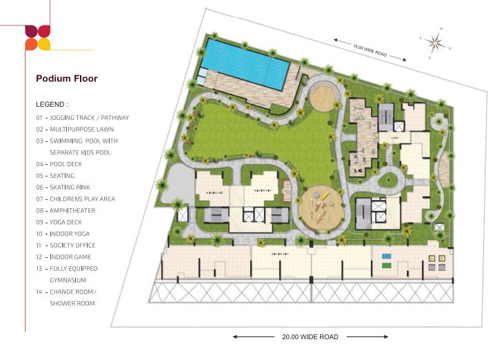 Space India Millennium Hilton Master Plan