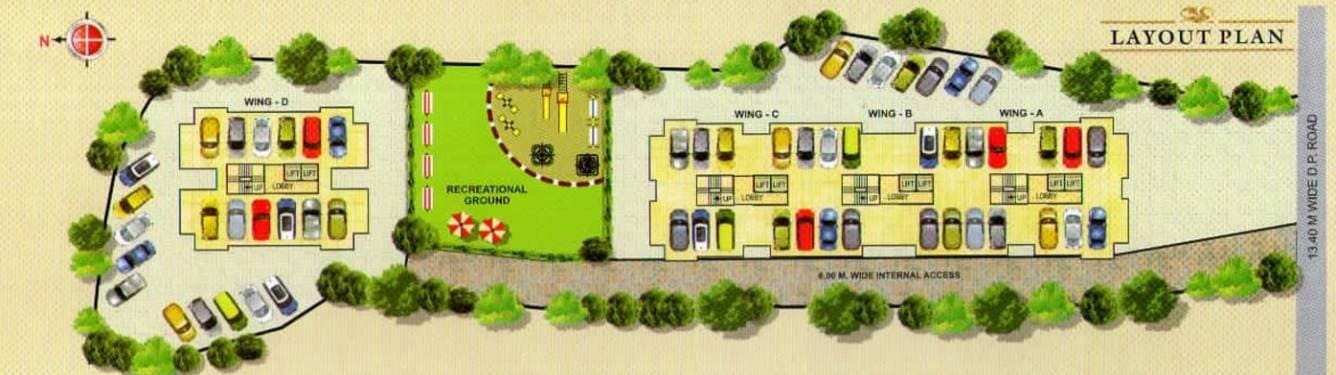 Vaibhavlaxmi Aurigae Residency Master Plan