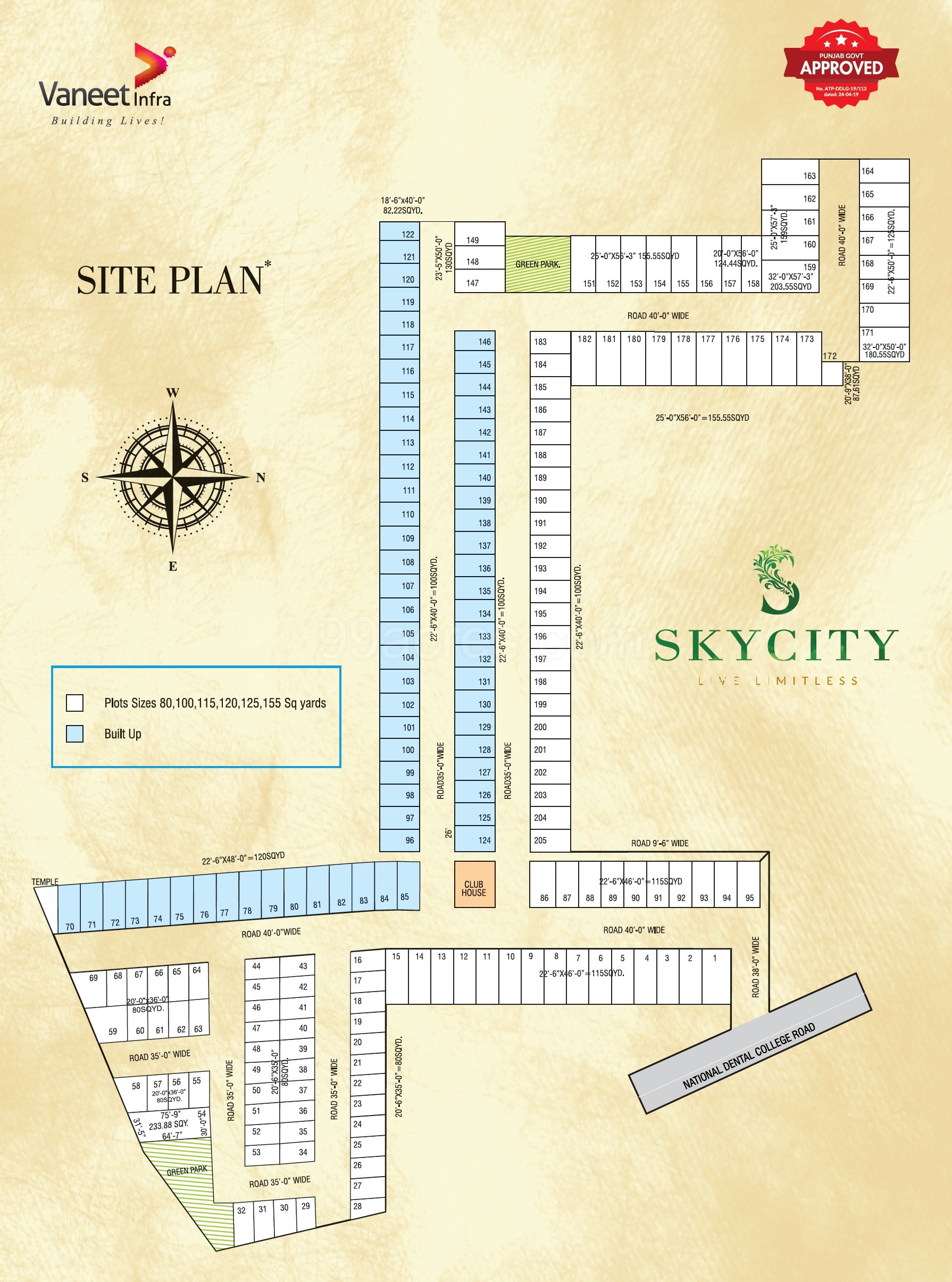 Vaneet Sky City Master Plan