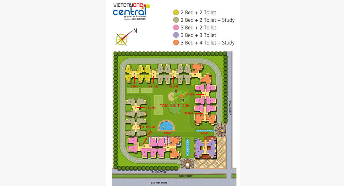 VictoryOne Central Master Plan Sector 12, Greater Noida